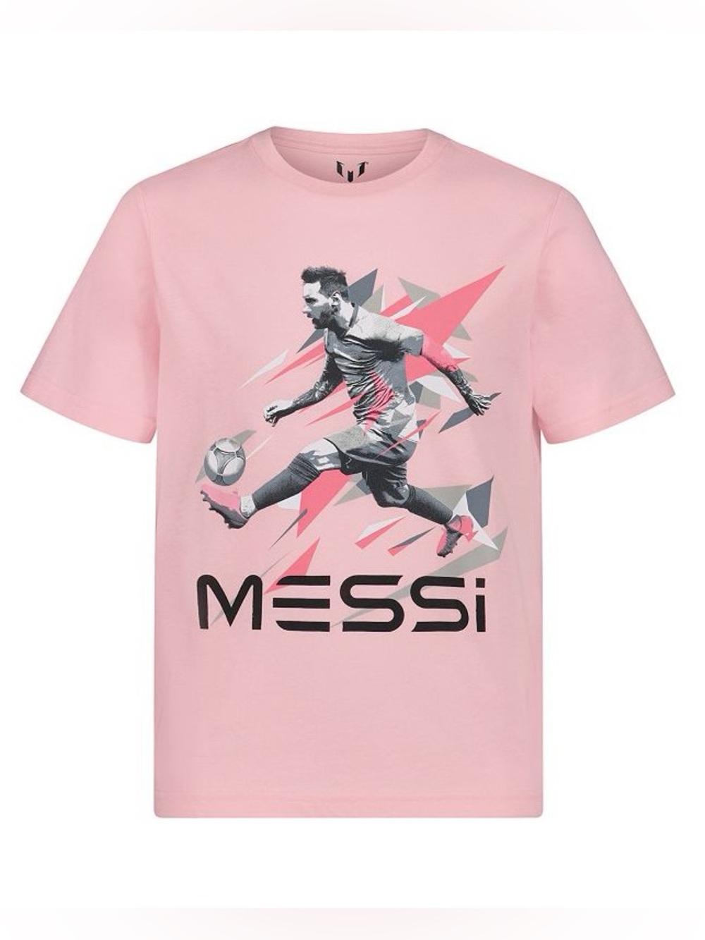 Lionel Messi Pink Soccer Short Sleeve Tee
